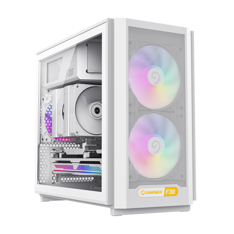 GameMax F36 WH Micro-ATX Gaming Case GameMax F36 WH Micro-ATX Gaming Case
